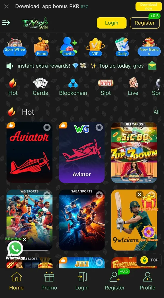 TY777 Game home Page